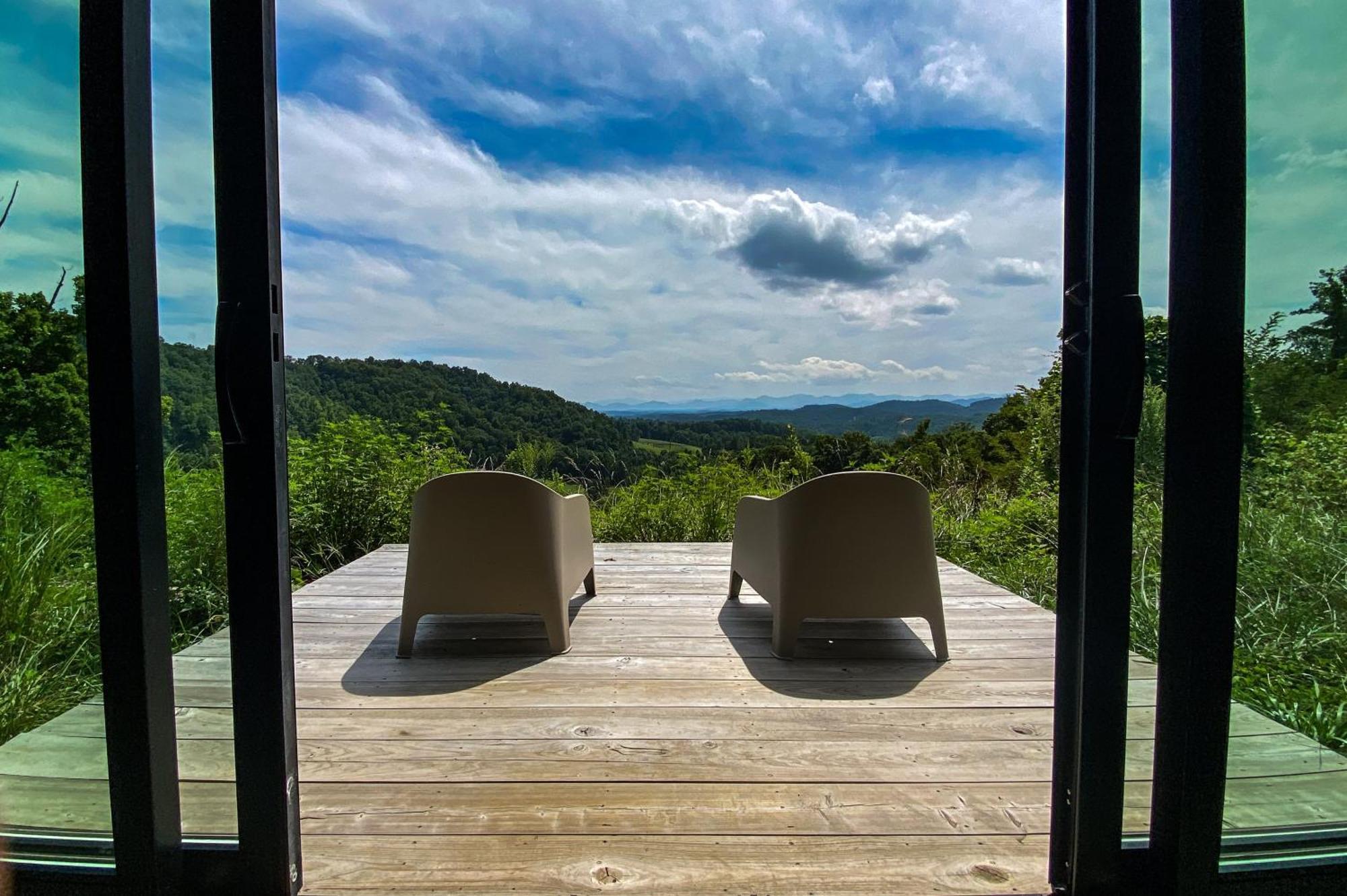 Morgan Branch Cabin In Marshall Vila Exterior foto