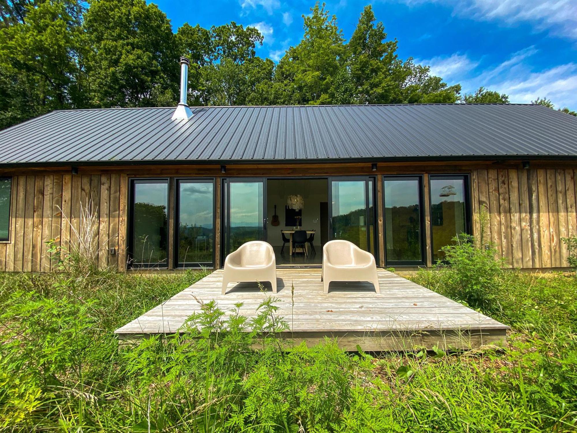 Morgan Branch Cabin In Marshall Vila Exterior foto